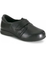de calzamedi comodo velcro piel suave negro