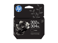 cartucho de tinta original - hp 302304 xl capacidad impresion 300 paginas negro