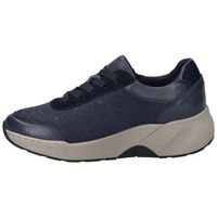 josef seibel zapatos mujer blucher lissi-03 piel-licra azul para mujer