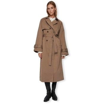Vila Abrigo Noos Viviana Jacket - Brown Lentil para mujer