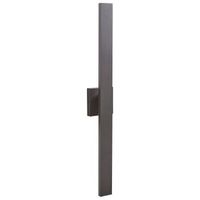lampara de pared led de metal negro 89 cm aplique moderno exterior melgam