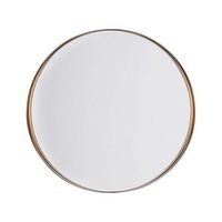 espejo de pared color cobre redondo 40 cm pieza decorativa piney