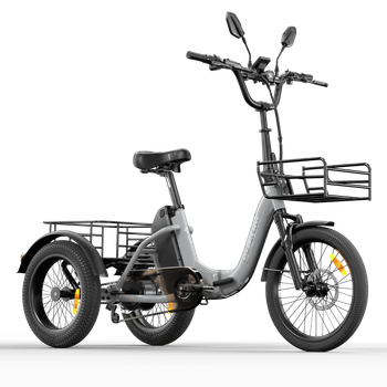 Triciclo Eléctrico Plegable Cysum Ag1 Pro De 20 Pulgadas Con Batería De 48 V 20 Ah