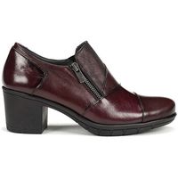 fluchos zapatos de tacon f1802 burdeos para mujer
