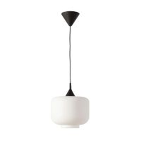 lampara de techo vidrio blanco translucido 25 cm e27