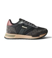 blauer para hombre f6ryder01 zapatillas ryder negro 45 piel tela plano cordones casual