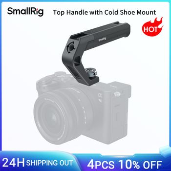 SmallRig Empuñadura Superior con Soporte para Zapata Fría, hasta 10 kg (22 lb), Empuñadura Ligera y Portátil para Cámara Sony, Canon, Nikon 5976