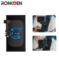 ronkoen mochila correa de hombro soporte de montaje para gopro hero insta360 sjcam eken dji osmo action 345pro accesorios de camara