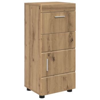 Juego De Muebles De Baño Tulum Roble Artisan 37 X 31,5 X 82 Cm Vidaxl