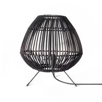 lampara de mesa riha negro
