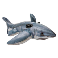 intex - figura hinchable tiburon blanco 173x107 cm  3 anos 57525