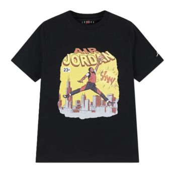 Camiseta Air Jordan Comic Slam Junior negra