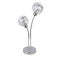 sobremesa 2 luces modelo varanasi cromo fabrilamp