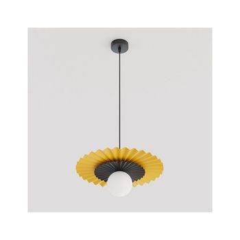 Lámpara de techo drino naranja+negro