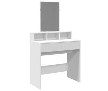 Tocador - tocador de maquillaje - mesa de tocador con espejo blanco 80x41x144,5 cm
