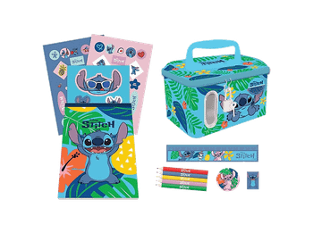 Pack papelería - Pyramid Maletín artista Stitch Disney