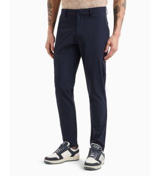 EA7 para hombre. 7M000509_AF14589 Pantalón Ventus7 marino (S), Casual, Poliamida
