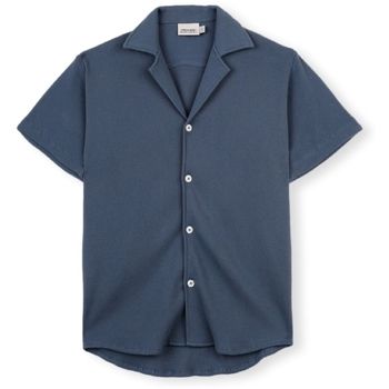 Imago Camisa manga larga Waffle Shirt - Blue para hombre