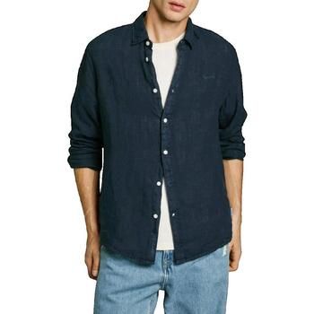 Pepe jeans Camisa manga larga Chemise Pepe Jeans Arnau bleu marine para hombre