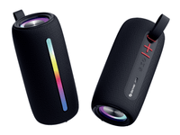 altavoz bluetooth denver btl-360b inalambrico con funcion de iluminacion