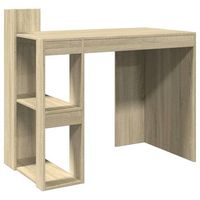 mesa de escritorio  escritorio de despacho  escritorio madera de ingenieria roble sonoma 1035x565x94 cm