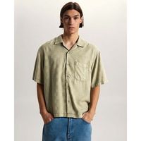 vans camisa manga corta van doren tencel check para hombre