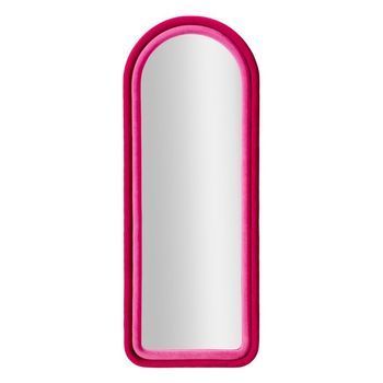 Espejo De Pared De Terciopelo Rosa Cm 60x4x160