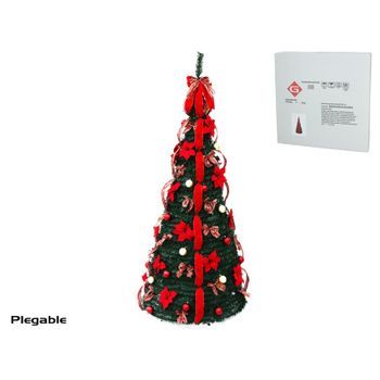 Árbol Navidad Con 4 Cintas 81x210 Cm