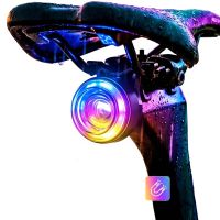 west biking luz trasera de bicicleta interruptor magnetico semaforo inteligente y colorido para freno luz de advertencia