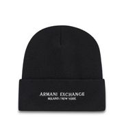ax armani exchange para hombre xm001637af16950uc001 gorro milano asv negro osfa casual poliester