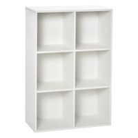 estanteria para libros 655x30x975 cm blanco