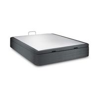 base de cama con almacenaje plegable milano  anthacite  200 x 135 cm