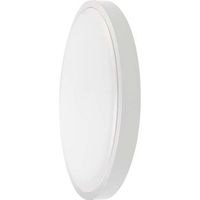 plafon v-tac vt-8618s montaje en superficie 18w led ip44 25cm detector de movimiento 4000k 1830lm sku 76601 blanco
