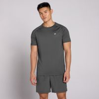 mp mens training short sleeve t-shirt - dark grey - xs