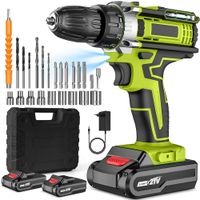taladro inalambrico de 21v destornillador electrico con luz led mini taladro manual inalambrico herramientas electricas con bateria de iones de litio para bricolaje en el hogar