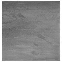 alfombra de pelo corto oviedo gris antracita 120x120 cm vidaxl