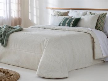 Edredón colma geométrico 50% algodón invierno sandeco