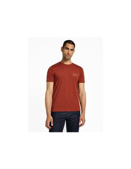 Camiseta Lee Medium Wobbly Hombre Marrón
