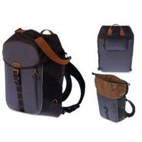 basil mochila trasera miles daypack negrogris impermeable 17l31x17x44cierre click