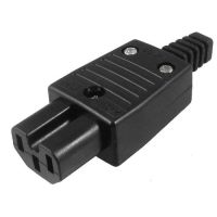 conector alimentacion c15 hembra negro 10 a