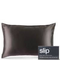 slip silk pillowcase - queen - charcoal