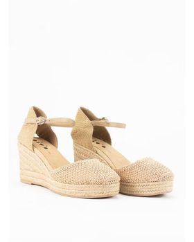 de KESLEM ALPARGATA CON CUNA ALTA PARA MUJER EN COLOR CAMEL