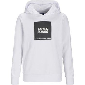 Jack & Jones Jersey 12246418 JWHLOCK SWEAT HOOD JNR WHITE para niño