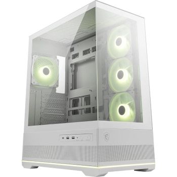 MSI MAG PANO 110R PZ WHITE Vidrio templado Midi Tower Blanco Compatible ATX/mATX/Mini-ATX