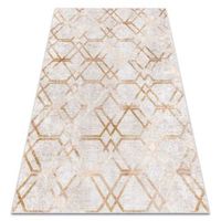 alfombra lavable miro 51805804 geometrico enjerado antideslizante - 200x290 cm