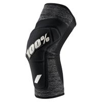 100 ridecamp knee pads - heather greyblack small
