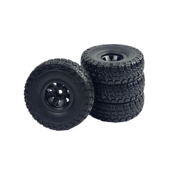 4PCS LDRC 18499 1/18 Rock Crawler Coche RC Piezas Originales Neumáticos Ruedas Modelos Vehículos Accesorios de Repuesto