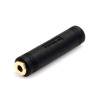 acoplador de audio startechcom gcaud3535ff 35 mm hembra a hembra