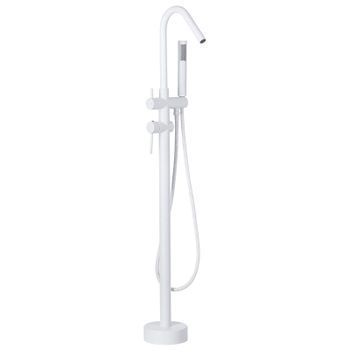 Grifo Independiente Para Bañera O Ducha Blanco Mate Estilo Moderno Victoria