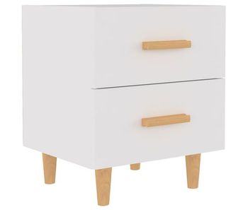 Vidaxl mesita de noche color blanco 40x35x47,5 cm